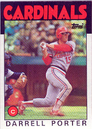 1986 Topps Baseball Cards      757     Darrell Porter
